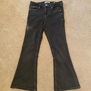 Garage Black Flare Jeans